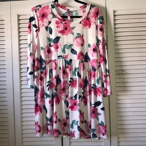 NWT Baby Doll style floral top